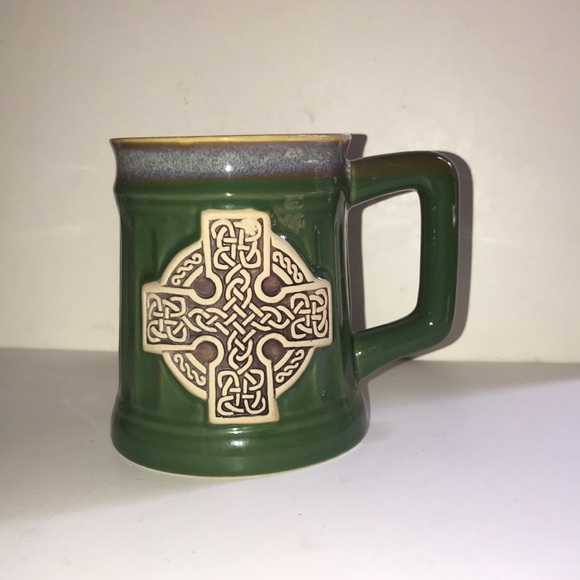 Ireland Other - Celtic Cross Irish Pottery mug